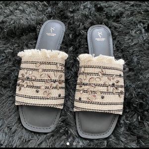 Vera Wang Charden Embellished Sandals